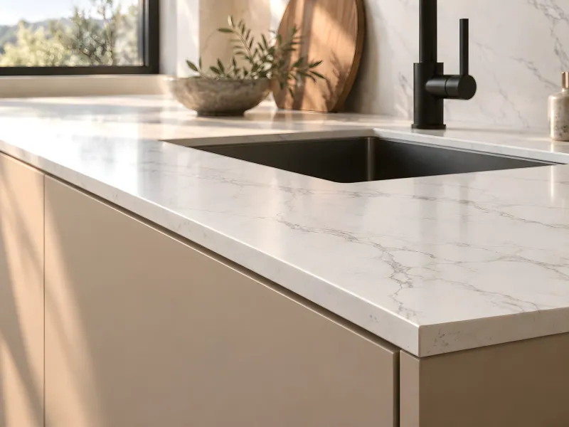 Столешницы: Кварц и акриловый камень